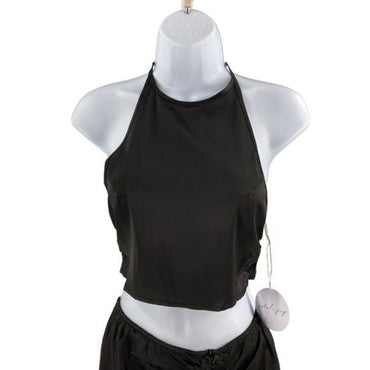 Mable x Petal & Pup NEW Angelique Open Back Crop Two Piece Set Midi Dress Size M