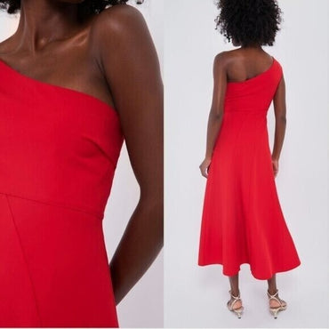 Tuckernuck x India Hicks | NEW Scarlet Carmen One Shoulder Dress Size XXS
