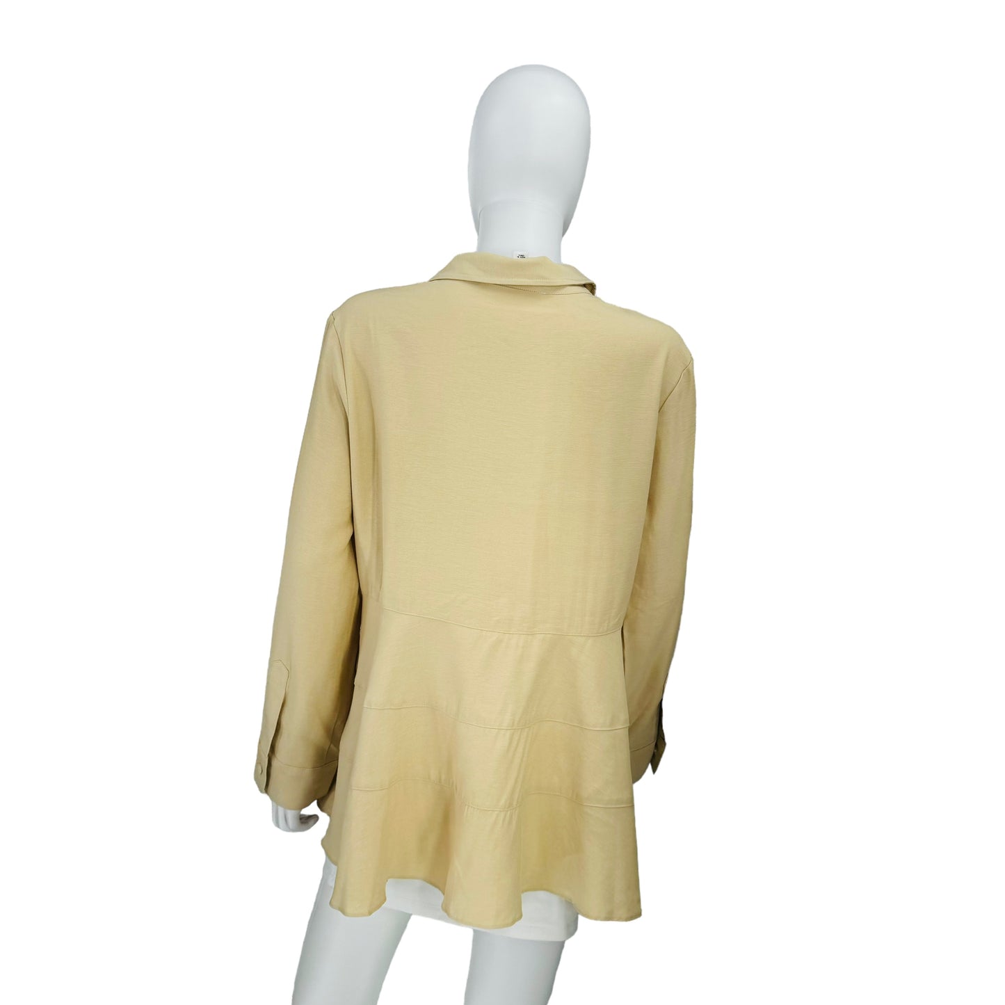 Pomander Place Ashlen Collared Peplum Blouse