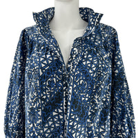 Tuckernuck Mandarin Collar Corrigan Collared Long Sleeve Blouse