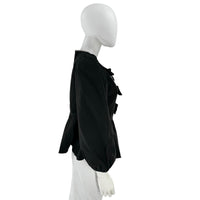 Hyacinth House Embellished Blair Bow Peplum Blouse