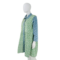 Hyacinth House Floral Print Blocked Celeste Shirt Dress