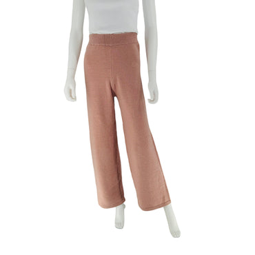 Petal & Pup Shalini Pink Cozy Wide Leg Knit Loungewear Sweatpants