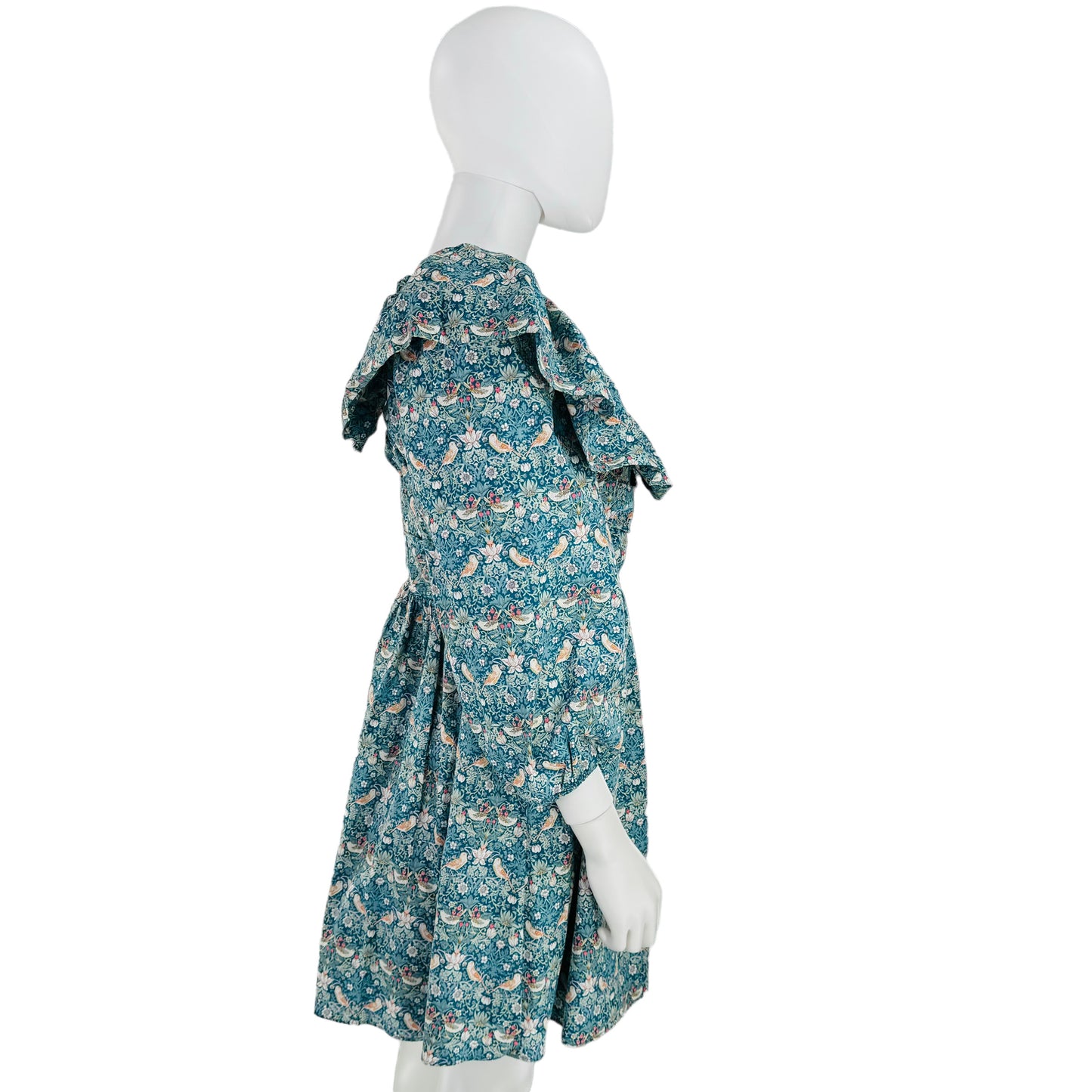 Hyacinth House Ruffle Collar Preppy Bow Birdsong Mini Dress