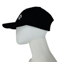 Poshing 4 Paws Unisex Adjustable Baseball Cap in Black