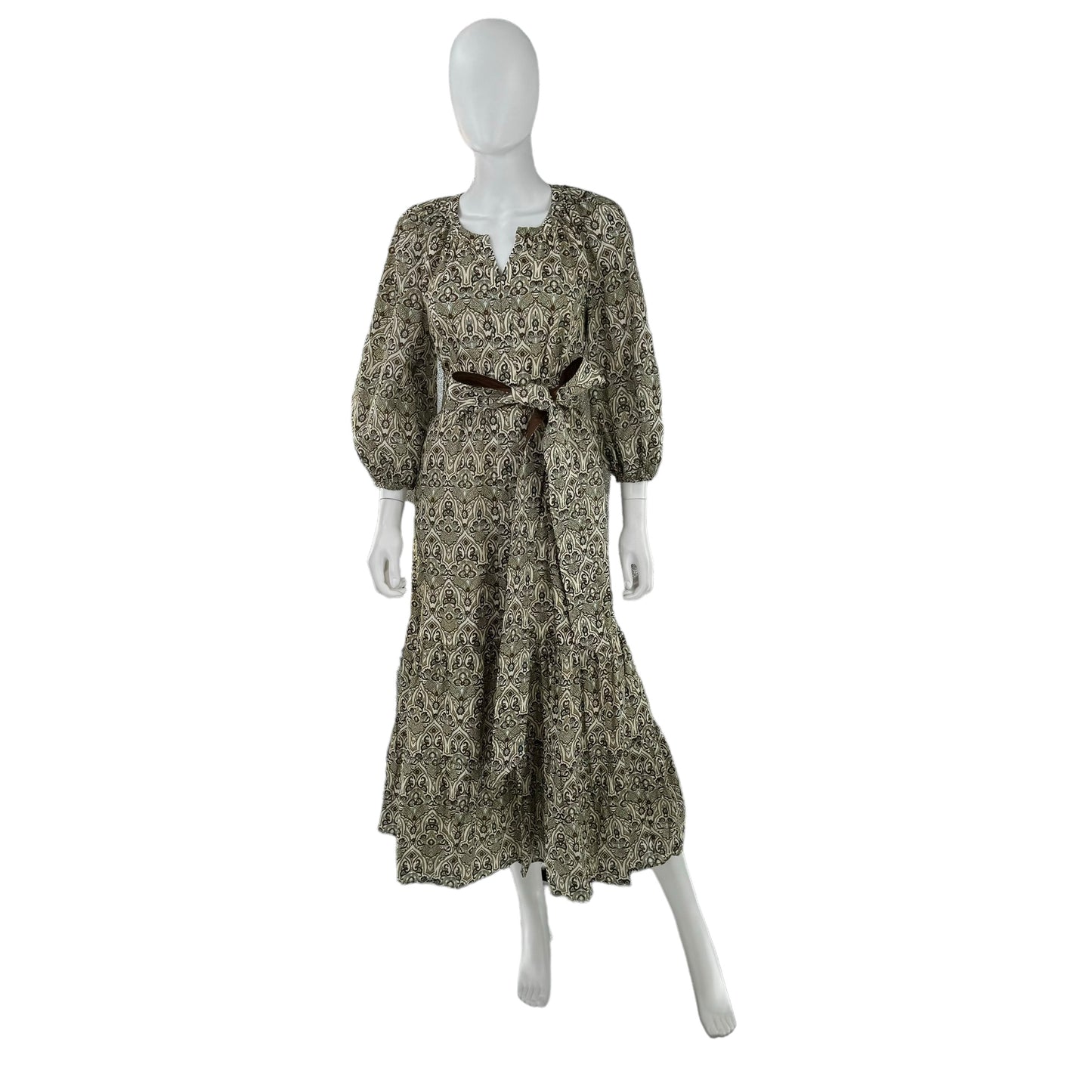 Tuckernuck Lyles Long Sleeve Printed Midi Dress