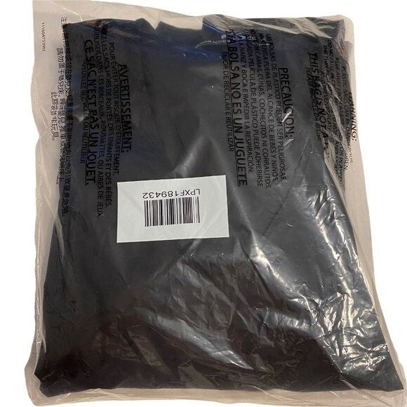 Pomander Place | NEW Easton Swing V Neck Long Sleeve Blouse in Black Size XS