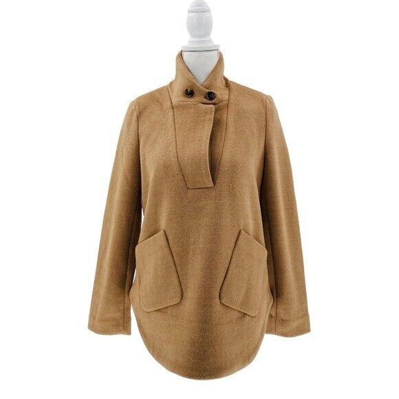 Tuckernuck Emerson Wool Equestrian Popover Jacket in Camel