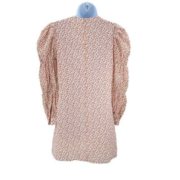 Hyacinth House NEW Textured Floral Puff Sleeve Clemons Floral Mini Dress Size XL