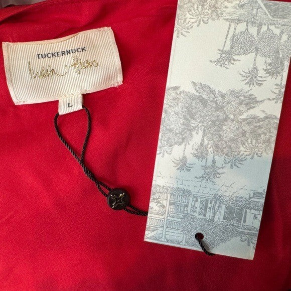 Tuckernuck x India Hicks | NEW Scarlet Carmen One Shoulder Dress Size L