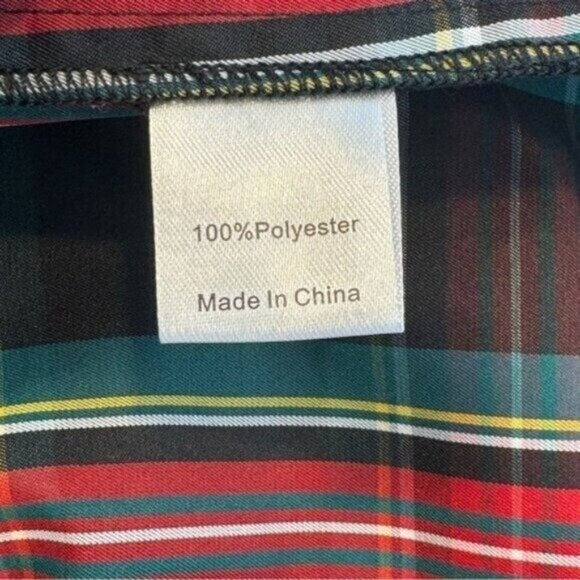 Tuckernuck | NEW Festive Plaid Tartan Royal Shirt Mini Dress Size XL