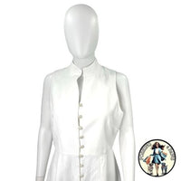 Tuckernuck | White Leighton Sleeveless Linen Blend Mini Dress Size XXL