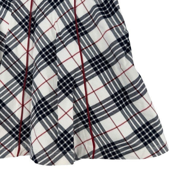 Tuckernuck NEW Americana Plaid 15 Inch Woven Renee Golf Skort Red Navy Size XS