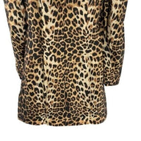 Tuckernuck x India Hicks NEW Leopard Domino Long Sleeve Party Mini Dress Size XL