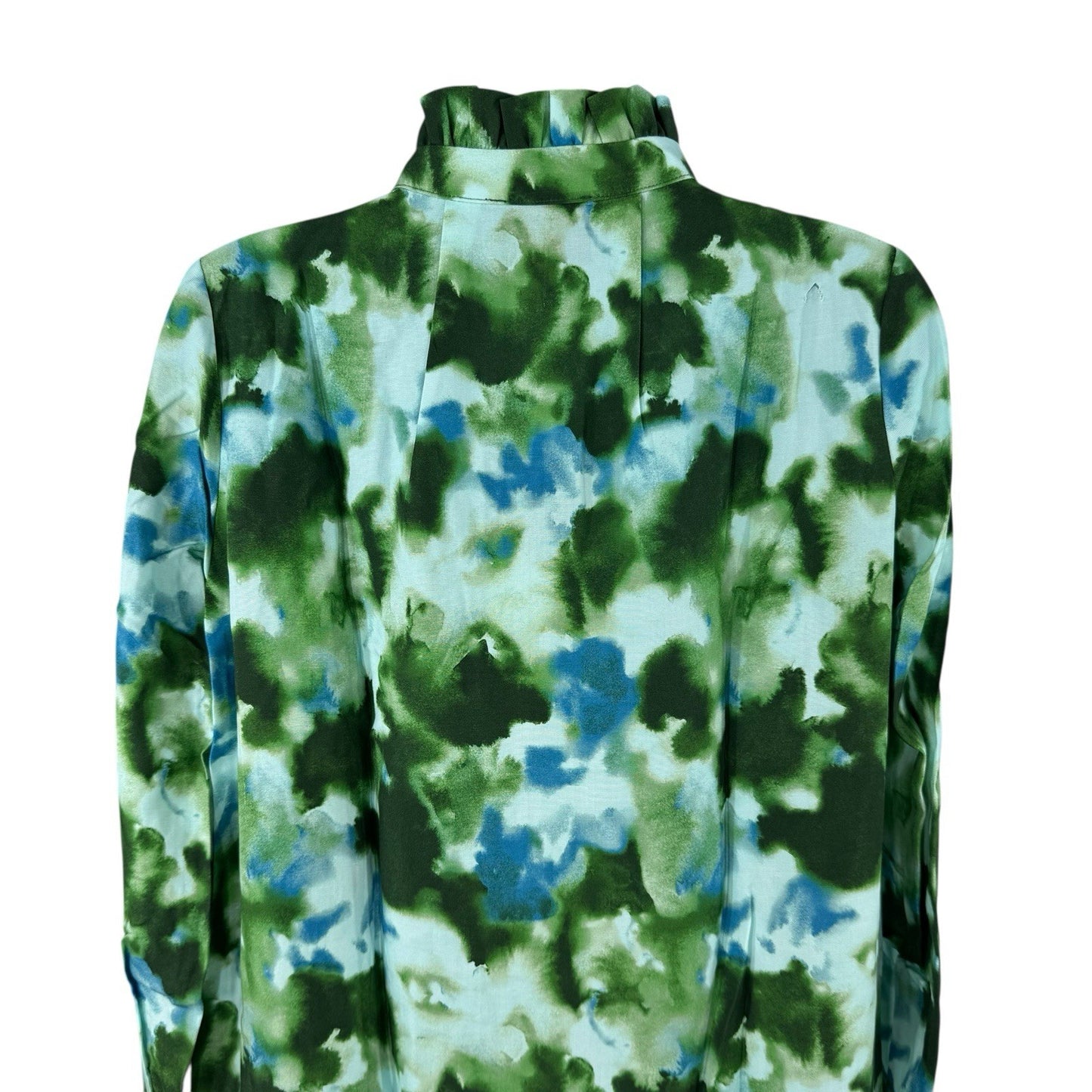 Tuckernuck NEW Deep Lagoon Tate Green Drop Waist Long Sleeve Mini Dress XS