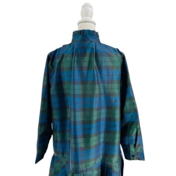 Tuckernuck | NEW Blackwatch Tate Plaid Academia Long Sleeve Mini Dress Size XXXL
