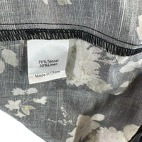 Tuckernuck NEW Midnight Garden Black Floral Collared Corrigan Blouse Top Size XS