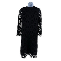 Tuckernuck NEW Noir Eyelet Hutton Long Sleeve Cotton Formal Midi Dress Size XS