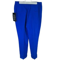 Tuckernuck NEW Sapphire Blue Duncan Pleated Straight Leg Trouser Pant Size L