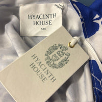 Hyacinth House NEW Blue & White Floral One Shoulder Maureen Maxi Dress Size XXS