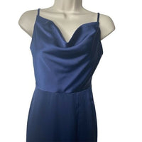 NBD NEW Lila Cowl Neckline Gown in Blueberry Size XS