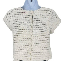 Tuckernuck Love the Label NEW Leighton Crochet Matching Set Ivory Floral Size L