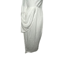 NWT Michael Costello x REVOLVE Tessa Satin Chain Midi Dress Ivory Size XS