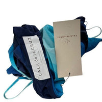 Cala De La Cruz NEW Paradiso Violeta Blue Ombre One Piece Swimsuit Size S