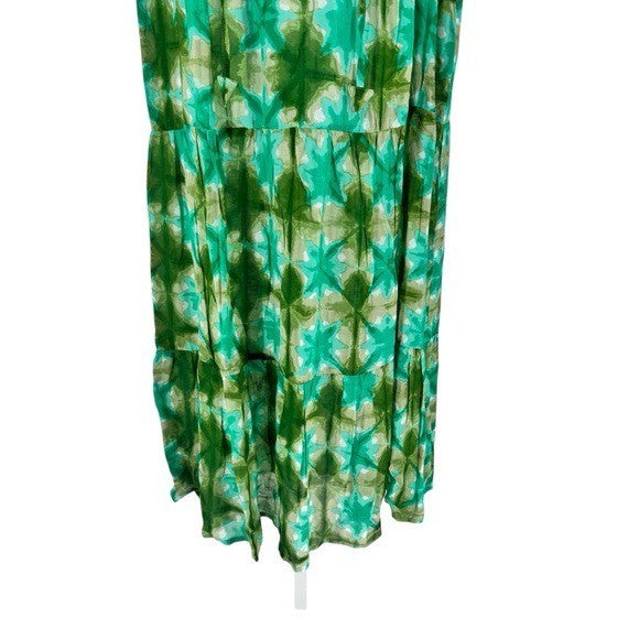 Tuckernuck NEW Seafoam Medallion Green Sleeveless Salty Paloma Caftan Size S