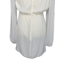 NBD NEW Arijana Cut Out Formal Party Long Sleeve Mini Dress in White Size S