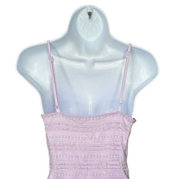 Superdown NEW Carissa Lavendar Purple Lace V Neck Bodycon Mini Dress Size M