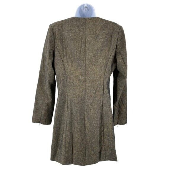 Pomander Place NEW Coventry Metallic Keira Linen Classic Gold Mini Dress Size XL