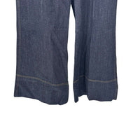 Tuckernuck x India Hicks NEW Dark Denim Palladium Wide Flare Leg Jeans Size 4