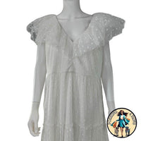 Tuckernuck | NEW White Onyx Tulle Giselle Formal Embroidered Maxi Gown Size XXL