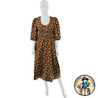 Tuckernuck NEW Rosewood Chintz Marlena Floral Brown Boho Midi Dress Size XXL