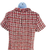 Tuckernuck NEW Magnolia Tweed Short Sleeve Crew Neck Jackie Mini Dress Size XXL