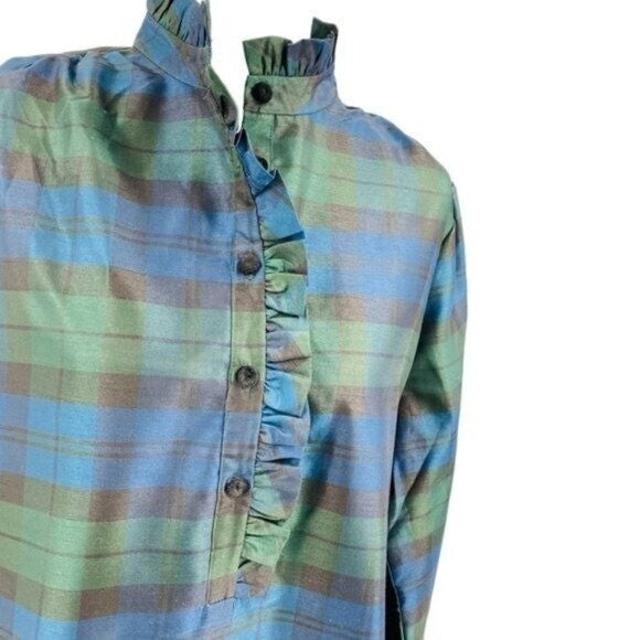 Tuckernuck | NEW Blackwatch Tate Plaid Academia Long Sleeve Mini Dress Size XXL