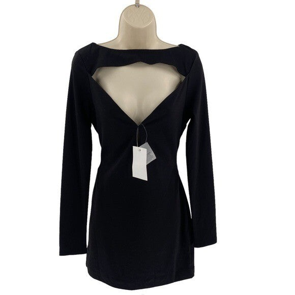 Not Yours To Keep | NEW Berlin Mini Dress in Black Size M