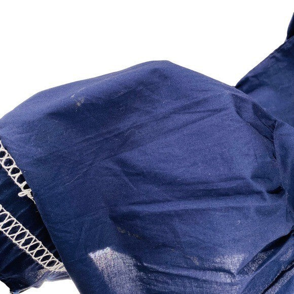 BB Dakota | NEW Fun with Tiers Navy Bohemian Shirt Dress Size S