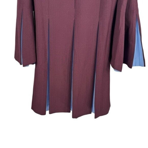 Tuckernuck NEW Merlot Griffiths Bell Long Sleeve Colorblock Mini Dress Size XS