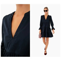 Pomander Place | NEW Navy Cotton Poplin Kenzo Mini Dress Size S
