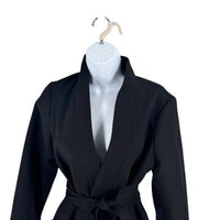 Tuckernuck NEW Black Gracie Wrap Crepe Classic Blazer Size XXS