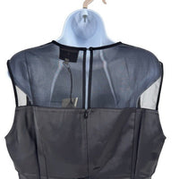 Tuckernuck NEW Black Satin Belle Sleeveless Blouse Top Size XXL