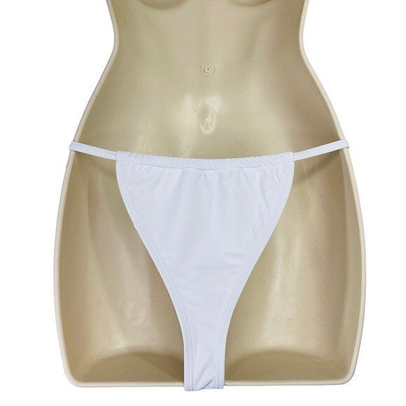 superdown | NEW Ana Cheeky Bikini Swim Bottom in White Size M