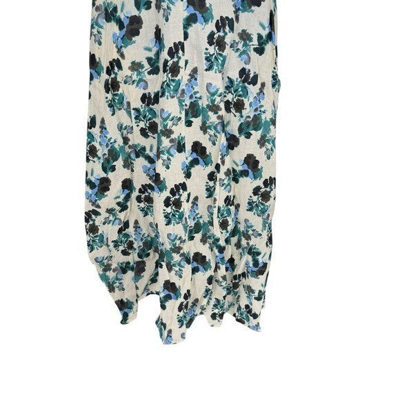 Tuckernuck NEW Budding Bluebell Hadley Collared Floral Shirt Maxi Dress Size XS
