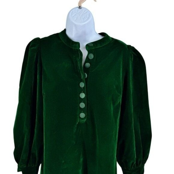 Pomander Place NEW Hunter Green Velvet Samantha Formal Mini Dress Size XXL