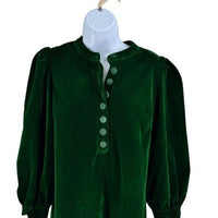 Pomander Place NEW Hunter Green Velvet Samantha Formal Mini Dress Size XXL