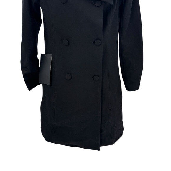 Pomander Place NEW Black Ponte Remington Off the Shoulder Blazer Dress Size 4