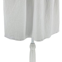 Petal & Pup NEW Hawkins Gauzy Off the Shoulder Mini Dress in White Size 4