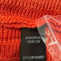 Pomander Place | NEW Red Adi Knit Round Neckline Bell Sleeve Mini Dress Size XL